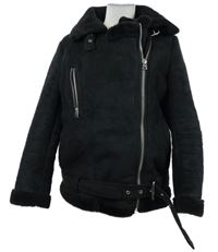 Dámský černý semišový zateplený křivák Topshop 