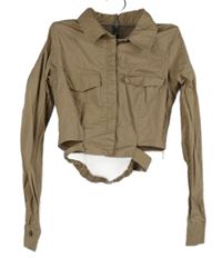 Dámská béžová crop halenka FB Sister 