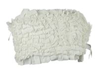 Nové - Dámský bílý volánkový bandeau top Zara 