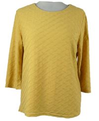 Dámské okrové vzorované triko Honor Millburn 