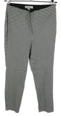 Dámské černo-bílé kostičkované tregíny H&M