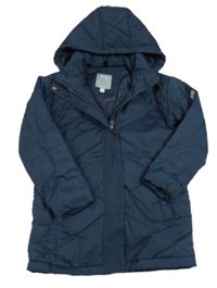 Tmavomodrý šusťáková zimní funkční kabát s kapucí Regatta