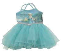 Světlemodré cvičební body s tylovou sukní a Elsou H&M