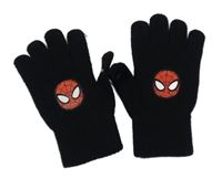 Černé rukavice se Spidermanem