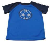 Modro-tmavomodré sportovní tričko s míčem Topolino