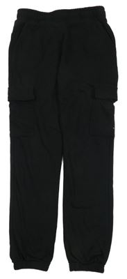 Černé cargo tepláky Primark