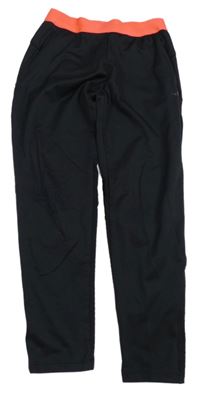 Černo-neonové sportovní legíny Decathlon