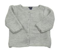 Šedý propínací svetr Kiabi