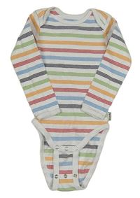 Bílo-barevné pruhované body Jako-o