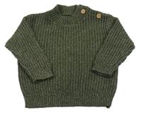 Khaki melírovaný svetr George