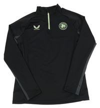 Nové - Černá fotbalová mikina s potiskem Castore