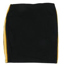 Černá sukně s proužky New Look