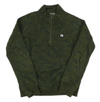 Khaki mikina s listy zn. Nutmeg
