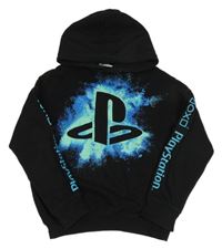 Černá mikina PlayStadion s kapucí H&M