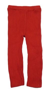 Červené žebrované kamaše Next 