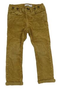 Pískové manšestrové kalhoty Name it
