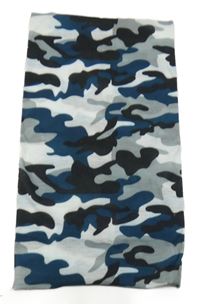 Šedo-tmavomodrý army nákrčník 