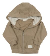 Béžová propínací mikina s kapucí So Cute 