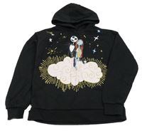 Černá mikina Ukradené Vánoce s kapucí Primark