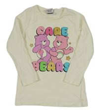 Smetanové triko s medvídky 