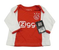 Nové - Červeno-bílé fotbalové triko s logem Ajax 