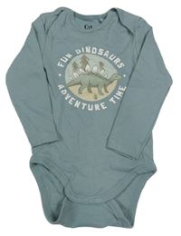 Světlemodré body s dinosaurem C&A