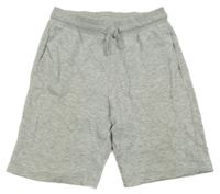 Šedé teplákové kraťasy H&M