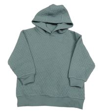 Olivovošedá vzorovaná mikina s kapucí zn. Next