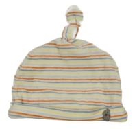 Pruhovaná sametová čepice se sloníkem SeRGeNT MaJoR 