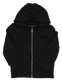 Černá propínací mikina s kapucí PRIMARK