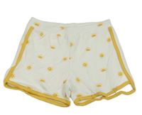 Bílo-okrové kraťasy se sluníčky George