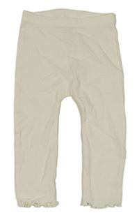 Smetanové žebrované turecké legíny George