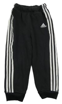 Černo-bílé tepláky Adidas