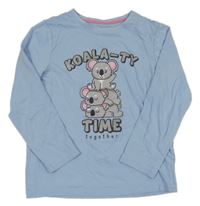 Modré pyžamové triko s koalami Primark