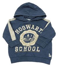 Tmavomodrá mikina s potiskem a kapucí - Harry Potter H&M