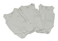 3x Bílé body Next
