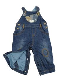 Modré podšité laclové rifle se psem Next