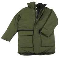 Khaki šusťáková zimní funkční bunda Helly Hansen
