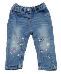 Modré rifle s obrázky Ergee