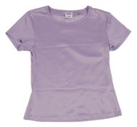 Lila žebrované sportovní tričko Y.F.K.