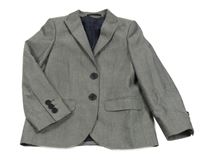 Tmavošedé melírované slavnostní sako Next