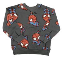 Tmavošedá mikina se Spidermanem H&M