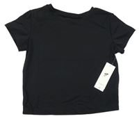 Nové - Černé sportovní crop tričko Primark