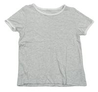 Šedé melírované tričko Primark