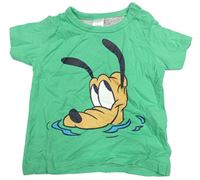 Zelené tričko s Plutem Disney
