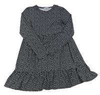 Černo-bílé puntíkaté šaty Primark
