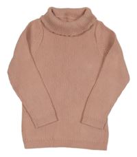 Světlerůžová svetrový rolák George