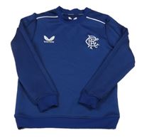 Tmavomodrá thermo mikina s výšivkou