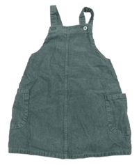 Khaki laclové manšestrové šaty Primark