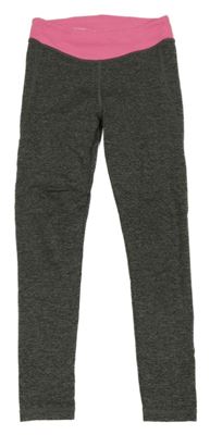 Tmavošedo-růžové sportovní legíny H&M